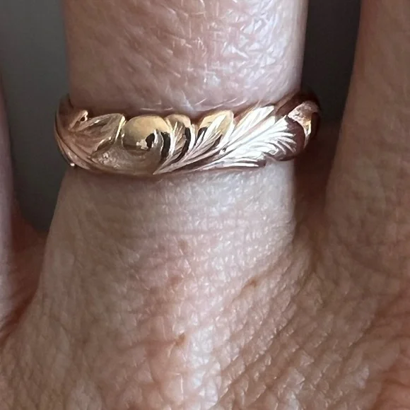 14KT Rose Gold Ring Maui Divers Jewelry